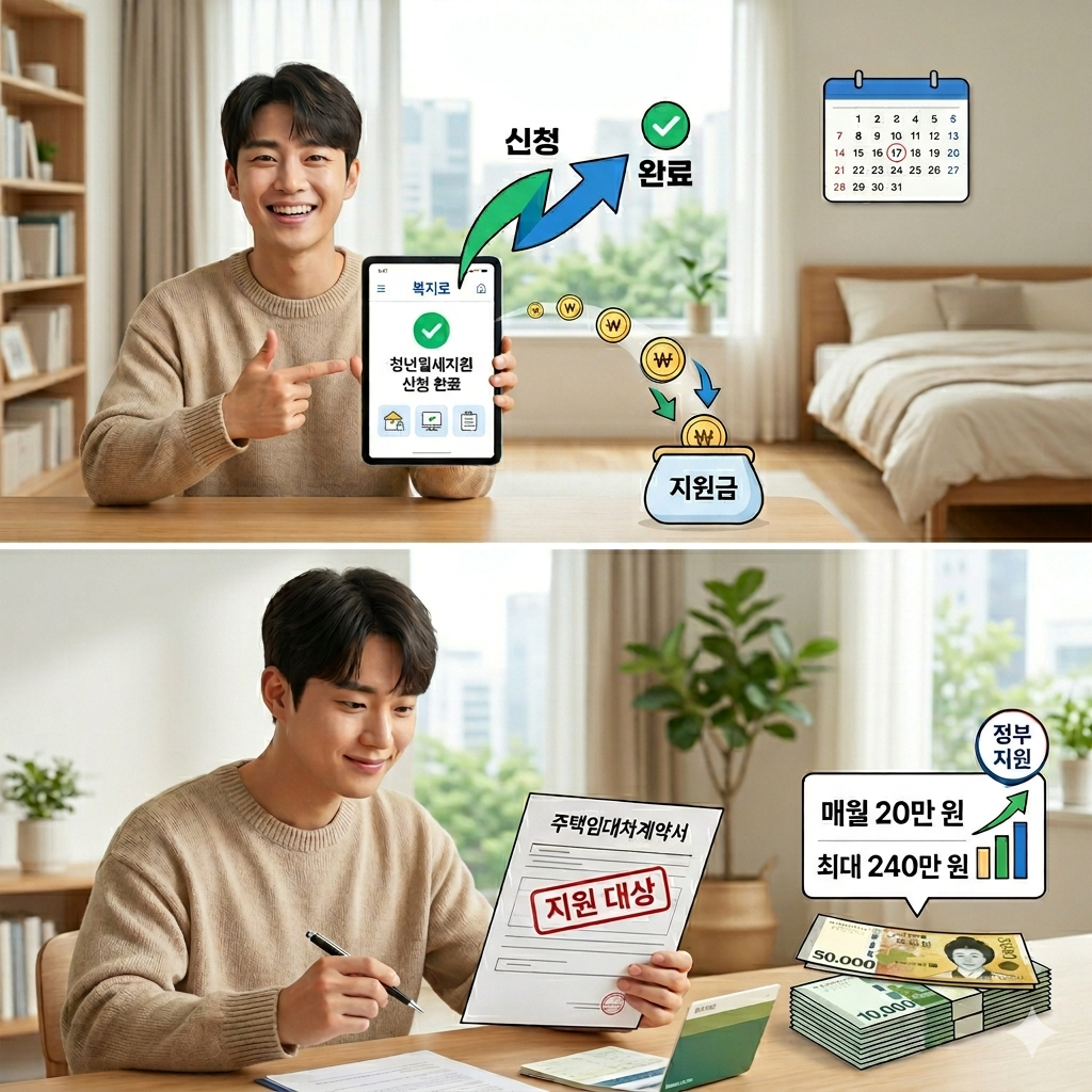 매달 20만 원씩 통장에? [2026 청년월세지원 2차] 신청 조건 및 소득 기준 총정리